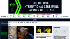 What Foxsports.com.au website looked like in 2022 (2 years ago)