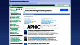 What Freecomputerbooks.com website looked like in 2022 (1 year ago)