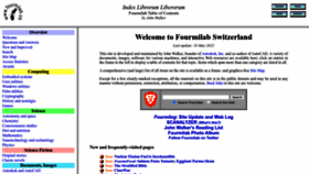 What Fourmilab.ch website looked like in 2022 (1 year ago)