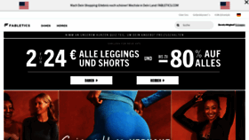 What Fabletics.de website looked like in 2022 (1 year ago)
