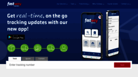 What Fastway.co.za website looked like in 2022 (1 year ago)