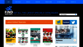 What Findspecials.co.za website looked like in 2022 (1 year ago)