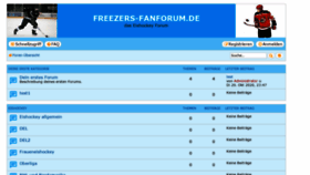 What Freezers-fanforum.de website looked like in 2022 (1 year ago)