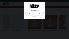 What Fizzvapor.com website looked like in 2022 (1 year ago)