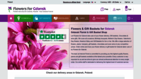 What Flowers4gdansk.com website looked like in 2022 (1 year ago)