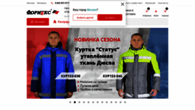 What Formeks.ru website looked like in 2022 (1 year ago)