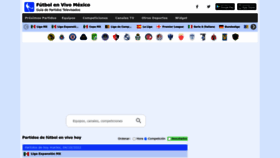 What Futbolenvivomexico.com website looked like in 2022 (1 year ago)