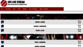 What Fight-live.com website looked like in 2022 (1 year ago)