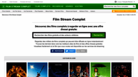 What Filmstreamcomplet.fr website looked like in 2022 (1 year ago)