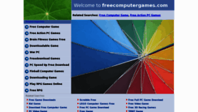 What Freecomputergames.com website looked like in 2011 (12 years ago)
