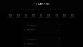 What F1streams100.com website looked like in 2022 (1 year ago)