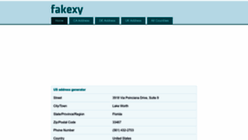 What Fakexy.com website looked like in 2022 (1 year ago)
