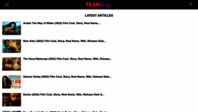 What Filmibug.in website looked like in 2022 (1 year ago)