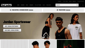 What Footlocker.hk website looked like in 2022 (1 year ago)