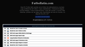 What Futbollatin.com website looked like in 2022 (1 year ago)