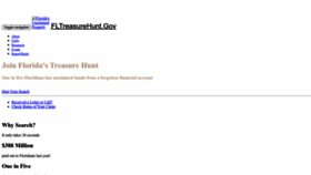 What Fltreasurehunt.gov website looked like in 2022 (1 year ago)