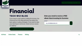 What Financialtechwiz.com website looked like in 2022 (1 year ago)
