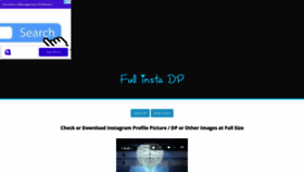What Fullinstadp.com website looked like in 2022 (1 year ago)