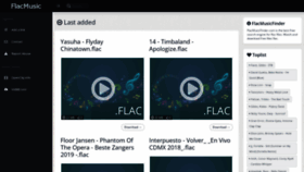 What Flacmusicfinder.com website looked like in 2022 (1 year ago)