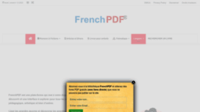 What Frenchpdf.com website looked like in 2022 (1 year ago)