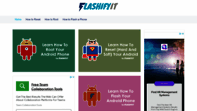 What Flashifyit.com website looked like in 2022 (1 year ago)