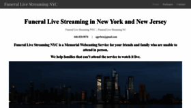 What Funerallivestreamingnyc.com website looked like in 2022 (1 year ago)