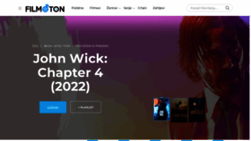 What Filmoton.net website looked like in 2022 (3 years ago)