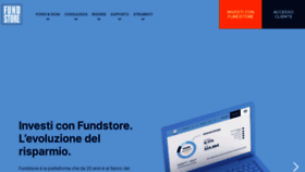 What Fundstore.it website looked like in 2022 (1 year ago)