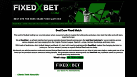 What Fixedxbet.com website looked like in 2022 (1 year ago)