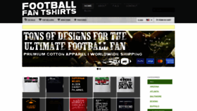 What Footballfantshirts.com website looked like in 2022 (1 year ago)