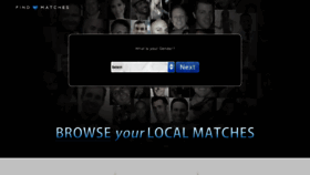 What Findmymatches.com website looked like in 2022 (1 year ago)