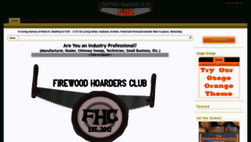 What Firewoodhoardersclub.com website looked like in 2022 (1 year ago)