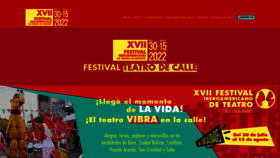 What Festivaldeteatro.com.co website looked like in 2022 (1 year ago)