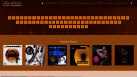What Flacmusic.info website looked like in 2022 (1 year ago)