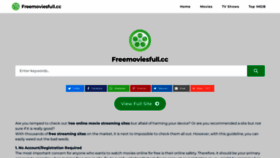 What Freemoviesfull.cc website looked like in 2022 (2 years ago)