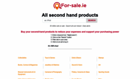 What For-sale.ie website looked like in 2022 (3 years ago)