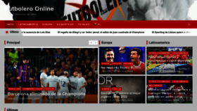 What Futboleroonline.com website looked like in 2022 (1 year ago)