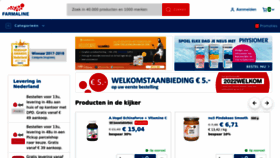 What Farmaline.nl website looked like in 2022 (1 year ago)