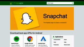 What Freeapk.mobi website looked like in 2022 (1 year ago)