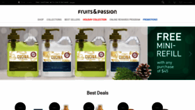 What Fruits-passion.com website looked like in 2022 (1 year ago)