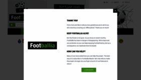 What Footballia.net website looked like in 2022 (1 year ago)