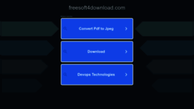 What Freesoft4download.com website looked like in 2022 (1 year ago)