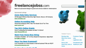 What Freelancejobss.com website looked like in 2011 (12 years ago)