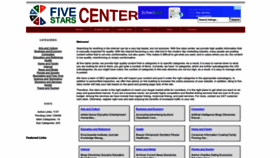 What Fivestarscenter.com website looked like in 2022 (1 year ago)