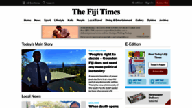 What Fijitimes.com.fj website looked like in 2022 (1 year ago)