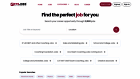 What Fpsjob.com website looked like in 2022 (1 year ago)