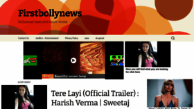 What Firstbollynews.info website looked like in 2022 (1 year ago)