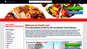 What Food1.com website looked like in 2022 (1 year ago)