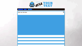 What Flipyourtext.com website looked like in 2022 (1 year ago)