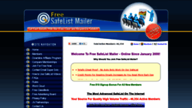 What Freesafelistmailer.com website looked like in 2022 (1 year ago)
